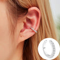 VAGZEB Bohemian NO Piercing Crystal Rhinestone Ear Cuff Wrap Stud Clip Earrings For Women Girl Trendy Earrings Jewelry Bijoux